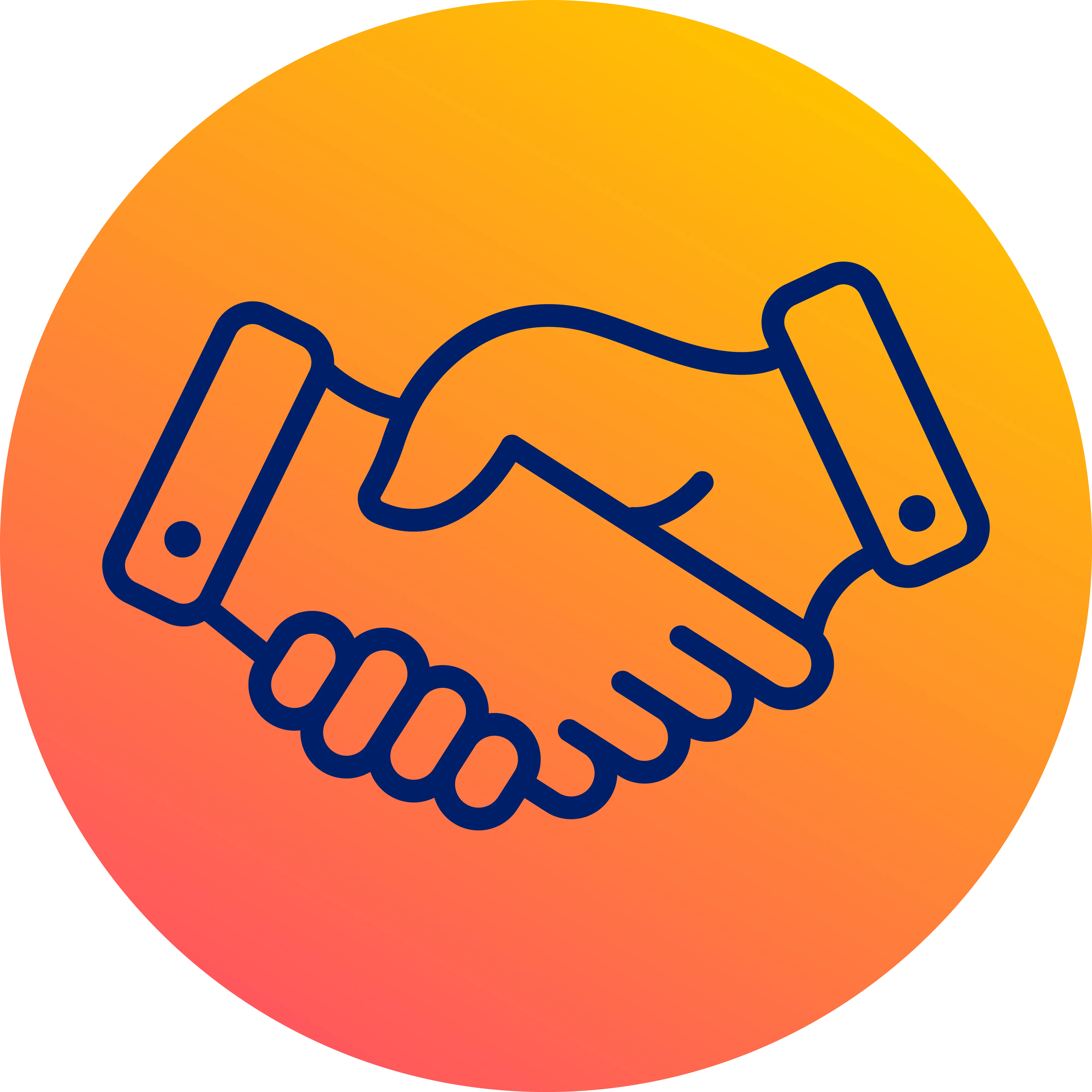Novartis Icon Handshake Roundel Orange and Deep Blue RGB.png